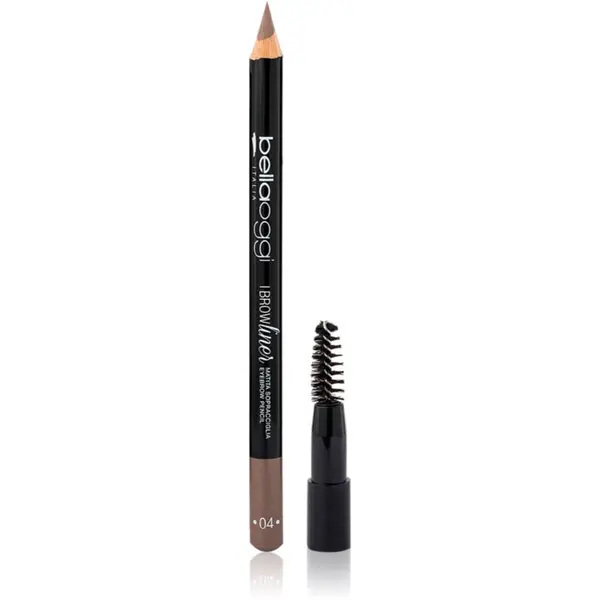 bellaoggi bellaoggi I Brow Liner молив за вежди с четка цвят Medium Brown 1,1 гр.