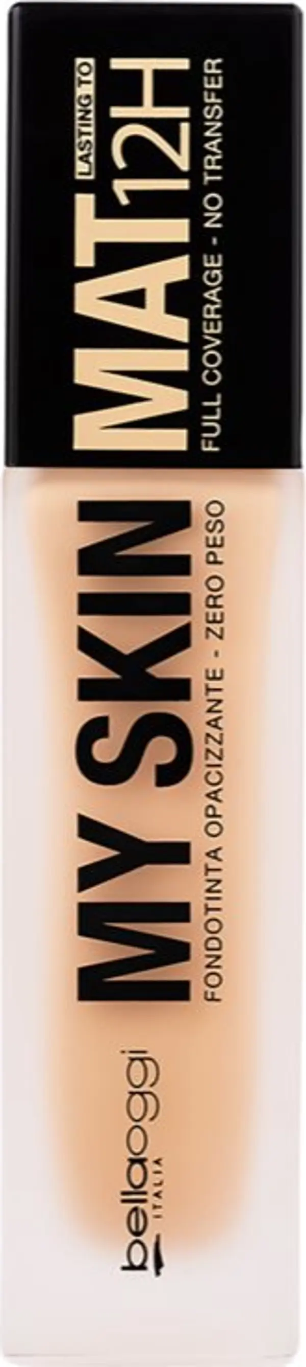 bellaoggi bellaoggi My Skin Mat 12H дълготраен матиращ фон дьо тен цвят Cool Nude 30 мл.