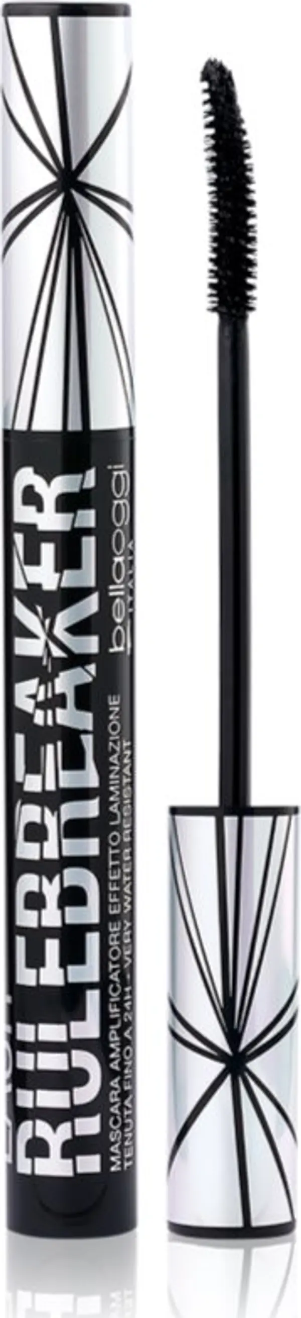 bellaoggi bellaoggi Rule Breaker Mascara водоустойчива спирала за удължаване, извиване на миглите и придаване на обем цвят Black 6 мл.
