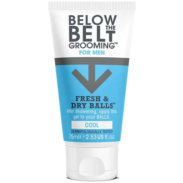 Below the Belt Grooming Below the Belt Grooming Fresh & Dry Balls Gift Cool дезодорант за интимните части за мъже 75 мл.