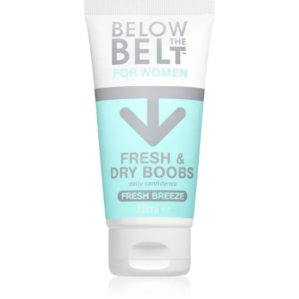 Below the Belt Grooming Below the Belt Grooming Fresh and Dry Boobs крем за гърди против изпотяване и нежелан мириз 75 мл.