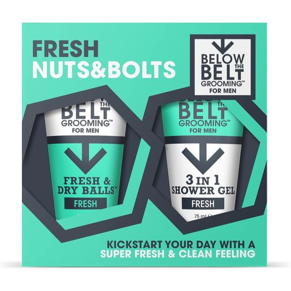 Below the Belt Grooming Below the Belt Grooming Fresh Nuts and Bolts подаръчен комплект (за интимна хигиена)