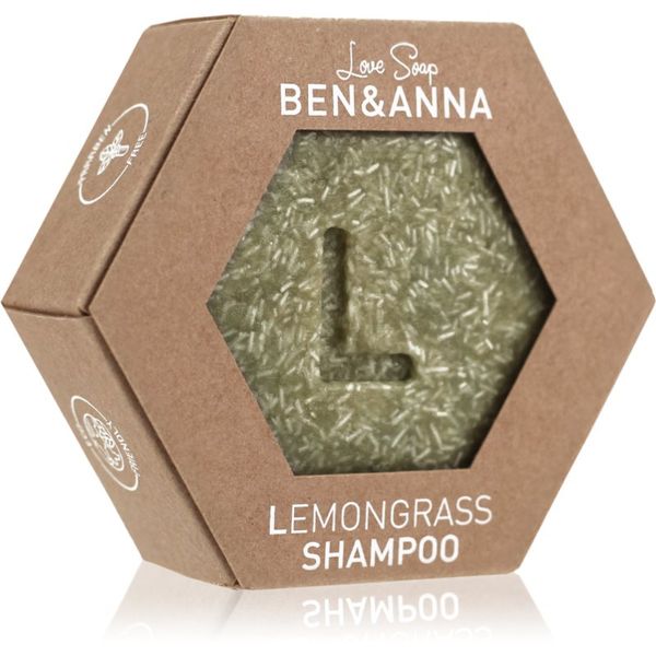 BEN&ANNA BEN&ANNA Love Soap Shampoo Твърд шампоан Lemongrass 60 гр.