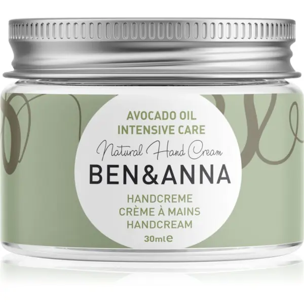 BEN&ANNA BEN&ANNA Natural Hand Cream Intensive Care крем за ръце за суха и чувствителна кожа с авокадо 30 мл.