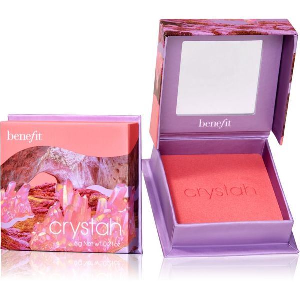 Benefit Benefit Crystah WANDERful World руж - пудра цвят Strawberry pink 6 гр.