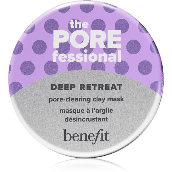 Benefit Benefit The POREfessional Deep Retreat почистваща глинена маска за лице за разширени пори 75 мл.