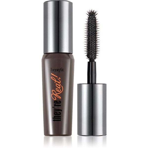 Benefit Benefit They're Real! Mascara Mini удължаваща спирала за ефект на изкуствени мигли цвят Jet Black 4 гр.