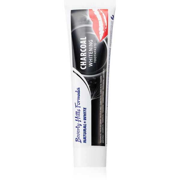 Beverly Hills Formula Beverly Hills Formula Natural White Charcoal Whitening избелваща паста за зъби с активен въглен 100 мл.