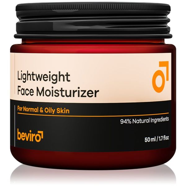Beviro Beviro Lightweight Face Moisturizer хидратиращ крем за мъже 50 мл.