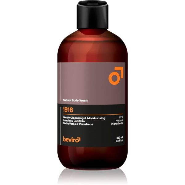 Beviro Beviro Natural Body Wash 1918 душ-гел за мъже 250 мл.