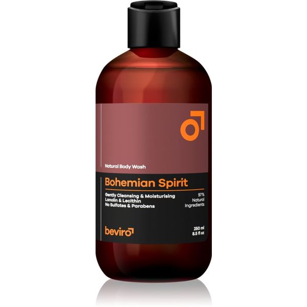 Beviro Beviro Natural Body Wash Bohemian Spirit душ-гел за мъже 250 мл.