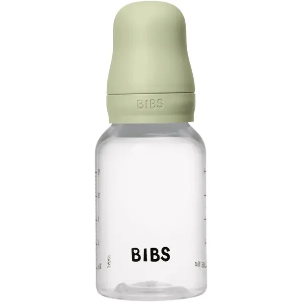 BIBS BIBS Anti-Colic Baby Bottle Latex шише против колики с биберон от латекс Sage 150 мл.