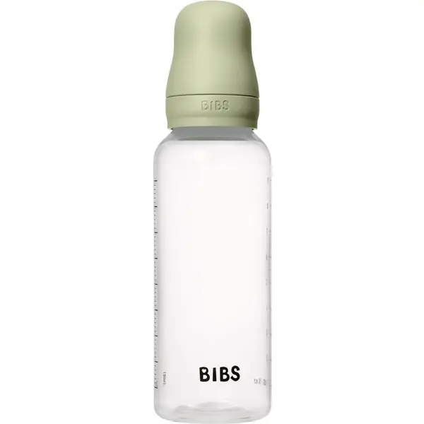 BIBS BIBS Anti-Colic Baby Bottle Latex шише против колики с биберон от латекс Sage 270 мл.