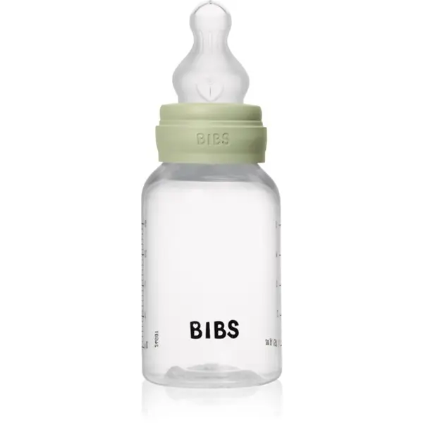 BIBS BIBS Anti-Colic Baby Bottle Silicone шише против колики със силиконов биберон Sage 150 мл.