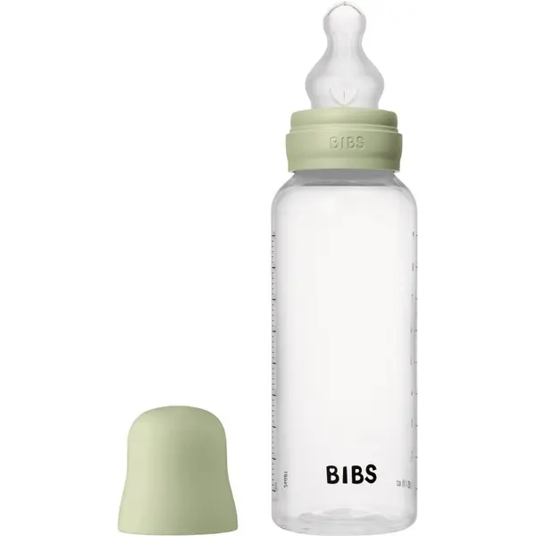 BIBS BIBS Anti-Colic Baby Bottle Silicone шише против колики със силиконов биберон Sage 270 мл.