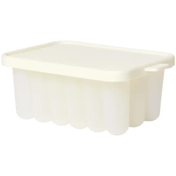 BIBS BIBS Baby Food Freezer Tray устойчива на замръзване силиконова форма Ivory 12 x 8,5 x 5,3 cm 150 мл.