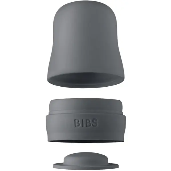 BIBS BIBS Baby Glass Bottle Cap винтова капачка за шише Iron 1 бр.