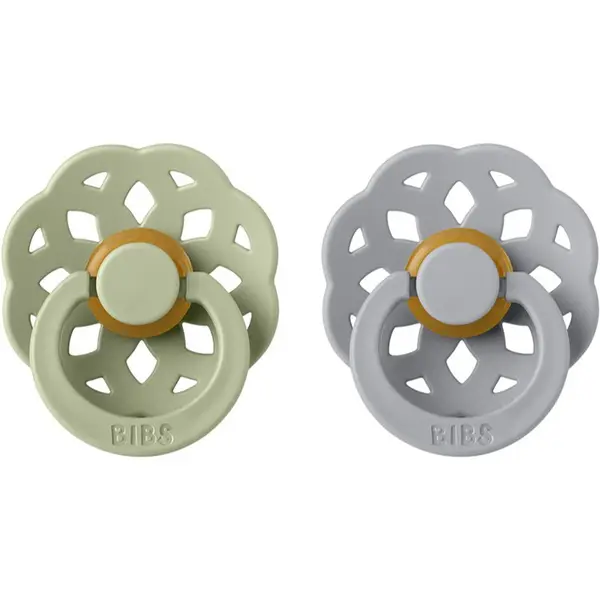 BIBS BIBS Boheme Natural Rubber Size 1: 0+ months биберон Sage / Cloud 2 бр.
