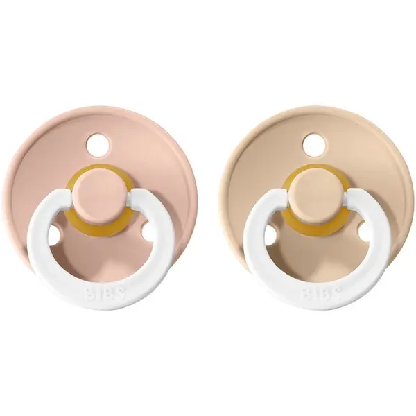BIBS BIBS Colour Natural Rubber Size 2: 6+ months биберон Blush Night / Vanilla Night 2 бр.