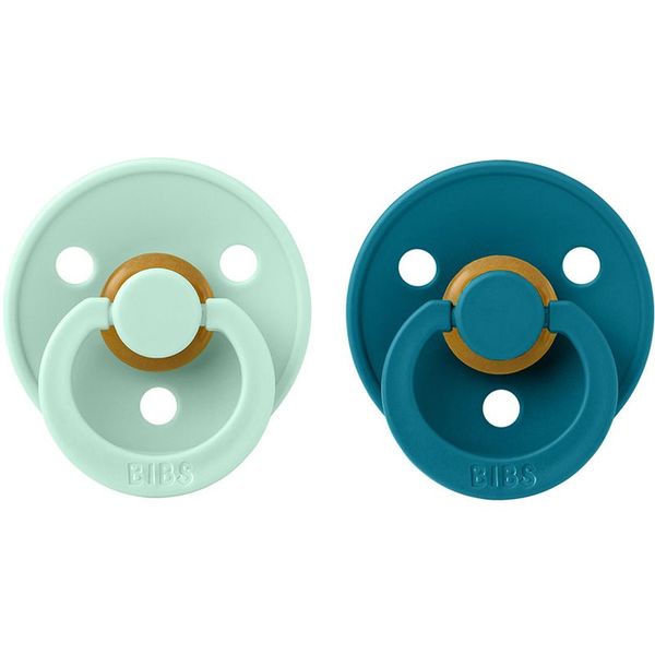 BIBS BIBS Colour Natural Rubber Size 2: 6+ months биберон Nordic Mint / Forest 2 бр.