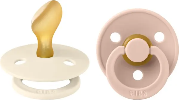 BIBS BIBS Colour Size 1: Anatomical 0-6 months биберон Ivory / Blush 2 бр.