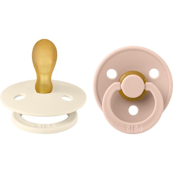 BIBS BIBS Colour Size 1: Symmetrical 0-6 months биберон Ivory / Blush 2 бр.