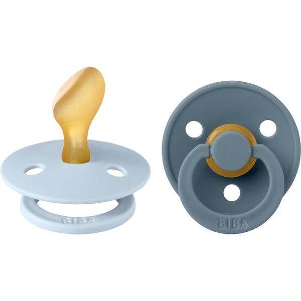 BIBS BIBS Colour Size 2: Anatomical 6+ months биберон Baby Blue / Petrol 2 бр.