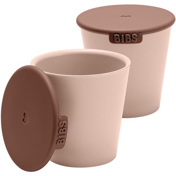 BIBS BIBS Cup Set чаша с капачка Blush 2 бр.