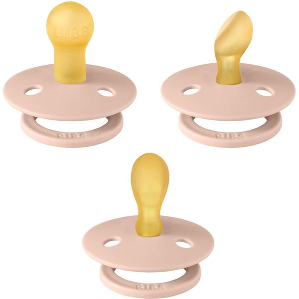 BIBS BIBS Try-It Size 1: 0+ months комплект за деца от раждането им Blush 3 бр.