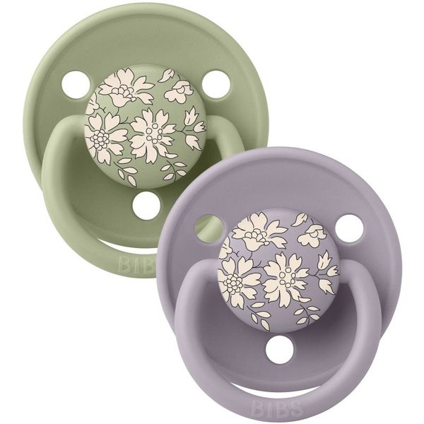 BIBS BIBS x Liberty De Lux One Size биберон Fossil Grey / Sage 2 бр.