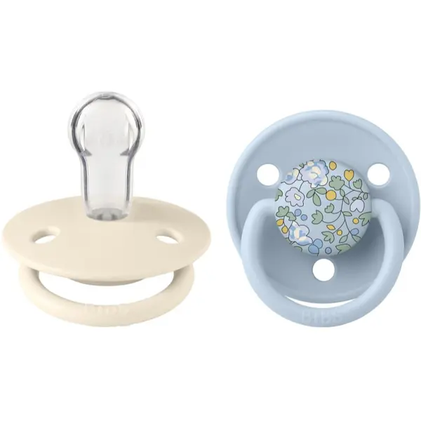 BIBS BIBS x Liberty De Lux One Size биберон Ivory/ Baby Blue 2 бр.