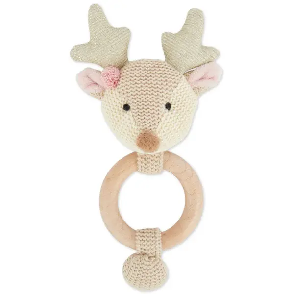 Bieco Bieco Grasping Toy with Rattle Fawn играчка с дрънкалка 0 m+ 1 бр.