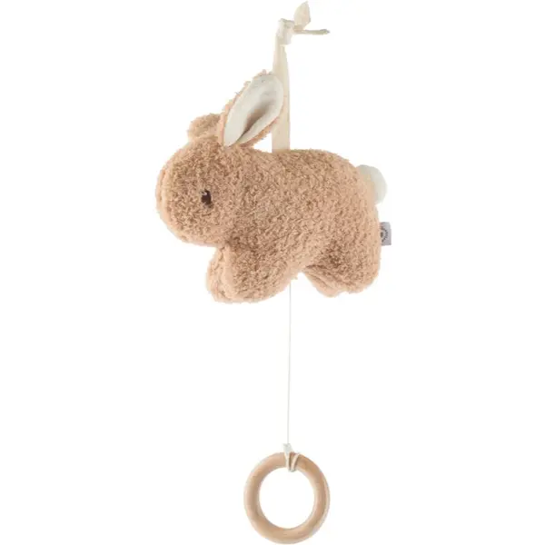 Bieco Bieco Musical Toy Bunny Fine контрастна играчка за окачане с мелодия 1 бр.