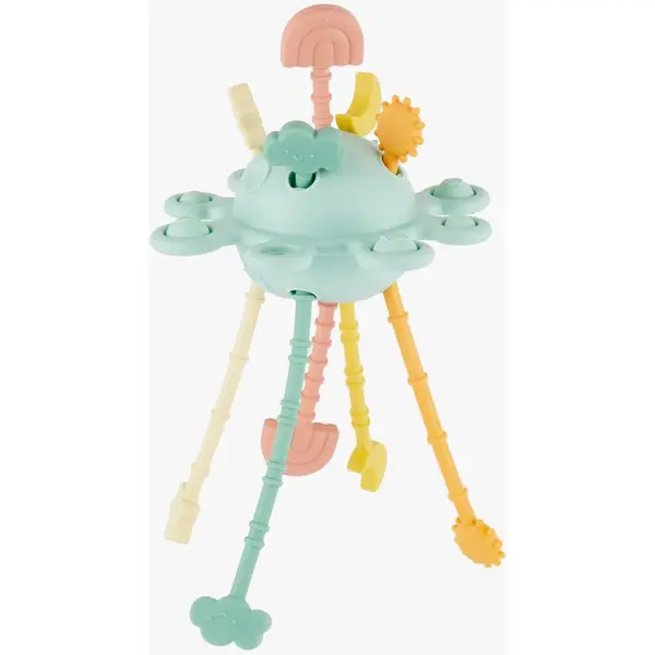 Bieco Bieco Silicone Activity Planet играчка за подреждане 12 m+ Eucalyptus 1 бр.