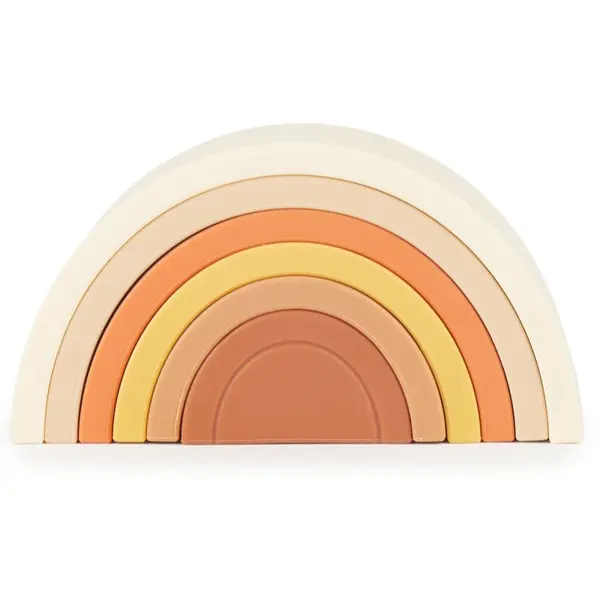 Bieco Bieco Silicone Rainbow дъга за сглобяване 12 m+ Chocolate Bliss 6 бр.