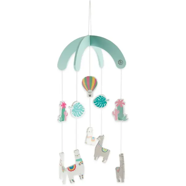 Bieco Bieco Wooden Mobile въртележка за детско легло 0 m+ Llama 1 бр.