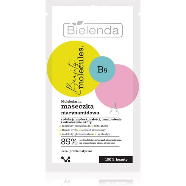 Bielenda Bielenda Beauty Molecules почистваща маска за лице 8 гр.