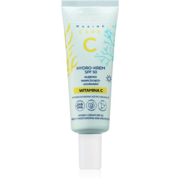 Bielenda Bielenda C Marine Care Hydro-cream deeply moisturizing and protective SPF 50 хидратиращ и защитен крем с витамин С SPF 50 40 мл.