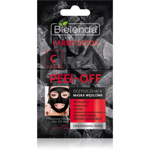 Bielenda Bielenda Carbo Detox Active Carbon отлепяща се маска за лице с активен въглен за смесена и мазна кожа 2 x 6 гр.