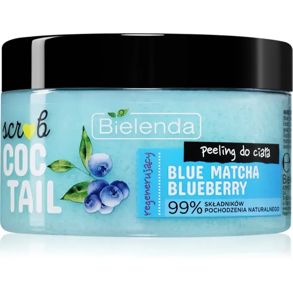 Bielenda Bielenda Coctail Scrub Blue Matcha + Blueberry пилинг за тяло с регенериращ ефект 350 гр.