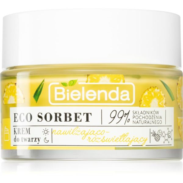 Bielenda Bielenda Eco Sorbet Pineapple хидратиращ и озаряващ крем за лице 50 мл.