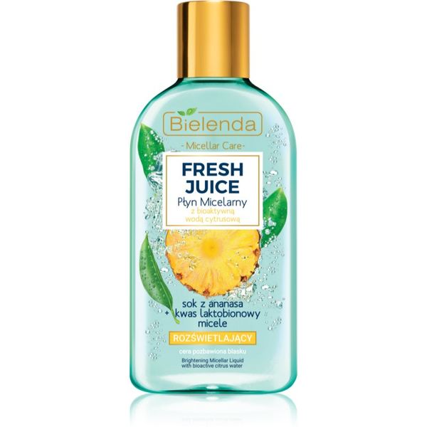 Bielenda Bielenda Fresh Juice Pineapple мицеларна вода за озаряване на лицето 500 мл.
