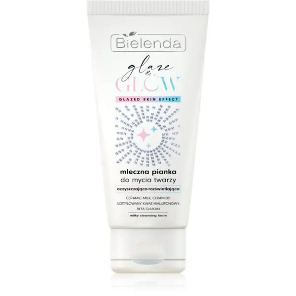 Bielenda Bielenda GLAZE & GLOW пяна за почистване и премахване на грим 135 гр.