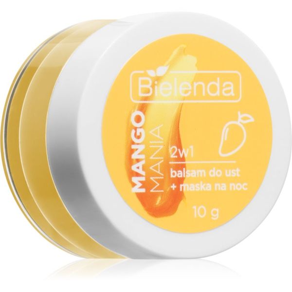 Bielenda Bielenda Lip Care Lip Balm + Night Mask балсам за устни с аромат Mango Mania 10 гр.