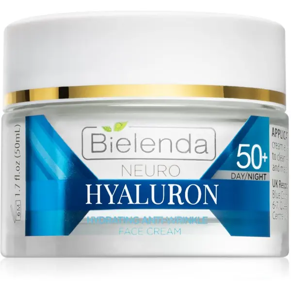 Bielenda Bielenda Neuro Hyaluron хидратиращ крем за лице дневен и нощен 50+ 50 мл.