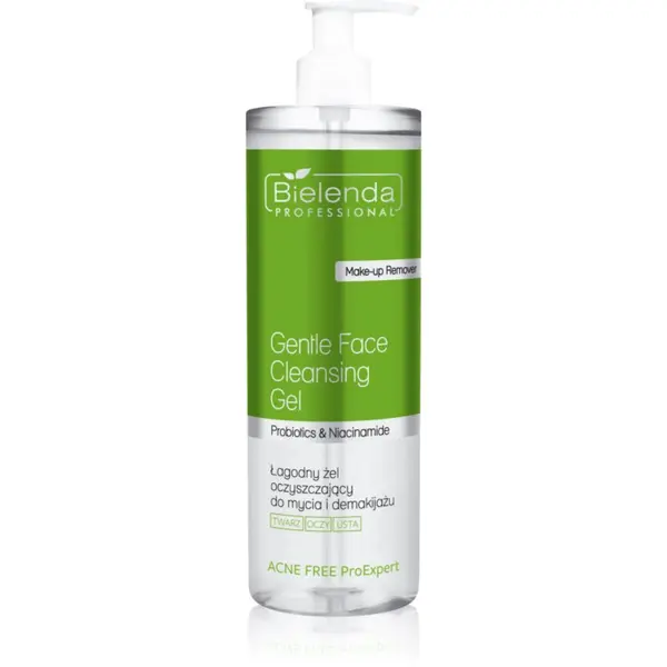 Bielenda Professional Bielenda Professional Acne Free ProExpert лек почистващ гел за зоната на лицето и очите 500 мл.