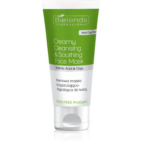 Bielenda Professional Bielenda Professional Acne Free ProExpert почистваща и успокояваща маска за лице 150 мл.
