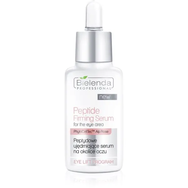 Bielenda Professional Bielenda Professional Eye Lift Program Peptide Firming Serum серум за стягане на околоочния контур с пептиди 30 мл.