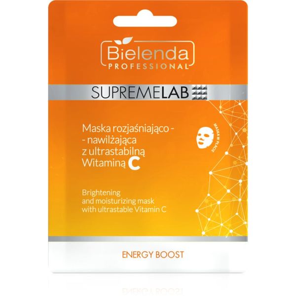Bielenda Professional Bielenda Professional Supremelab Energy Boost озаряваща платнена маска с витамин С 1 бр.
