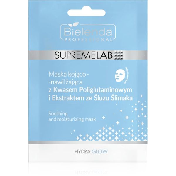 Bielenda Professional Bielenda Professional Supremelab Hydra Glow хидратираща платнена маска с екстракт от охлюви 1 бр.